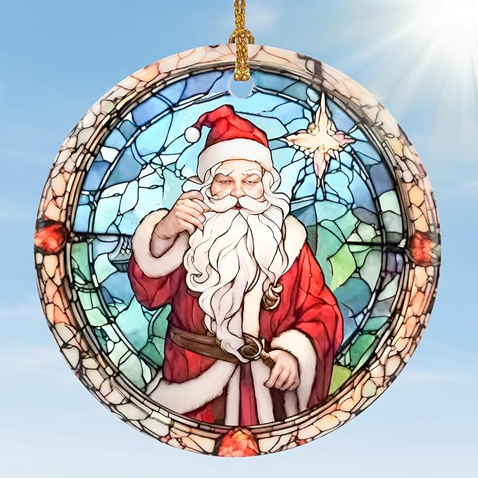 Christmas Ornament, Jocidea Christmas Decorations Santa Claus, Christmas Tree Ornaments, Holiday Decor and Xmas Gifts Ideas