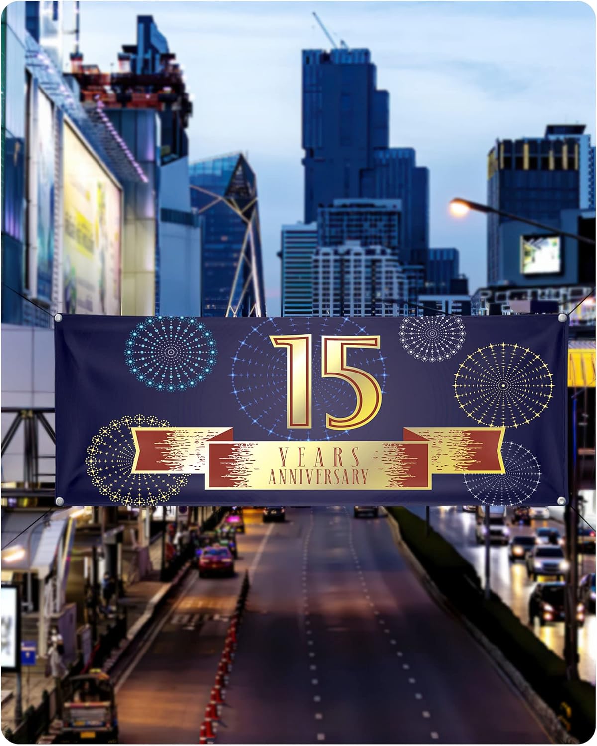 Skiennix Custom Vinyl Banner - Personalized Outdoor Sign with Logo for Birthday, Graduation & Wedding | 2'x4'