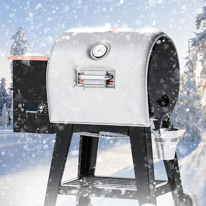 Utheer Thermal Insulated Blanket for Pit Boss Lexington 540 Wood Pellet Grill fits Pit Boss Lexington/Sportsman/Navigator 540/500/550 Grill Smoker Insulation Blanket Accessories PB500NX PB500SP PB550G