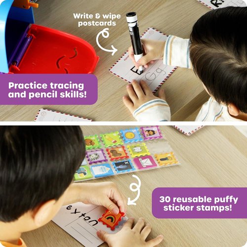 Learning Resources Alphabet Learning Mailbox - Montessori ABC Letter Tracing & Writing Practice Toy for Preschoolers