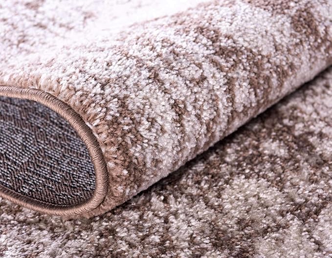 Unique Loom Bromley Collection Area Rug - Wells (3' 3" x 5' 3" Rectangle, Light Brown/ Ivory)