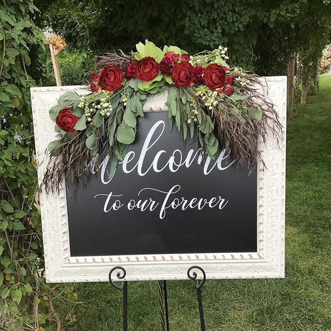 3PCS 18 Heads Silk Burgundy Ranunculus Artificial Flowers Faux Peonies Flowers Look Real Ranunculus Stems for Centerpieces Arrangements Wedding Party Home Decoration(Burgundy)
