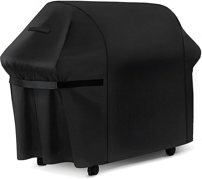LBTING Grill Cover, 75-inch Heavy Duty 300D Oxford Waterproof Windproof UV Resistant BBQ Gas Grill Cover for Outdoor Barbecue Fit Most Brands Weber, Brinkmann, Char Broil, Holland