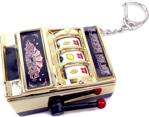 MAGIKON Mini Slot Machine Toy - Fun Spinning Reel Bank | Creative Birthday Cake Decoration