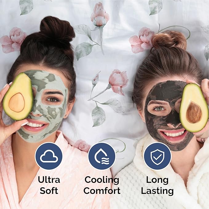 Floral Sheets - Floral Rose Bed Sheet Set - 1 Flat, 1 Fitted & 2 Pillowcases w/ Deep Pockets - Comfy, Wrinkle & Fade Free - Boho Botanical Bedding - Ultra-Soft, Breathable & Cooling - Queen Size Set