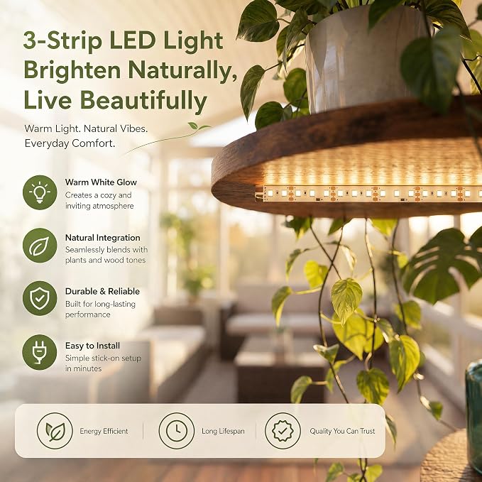7 Tier Plant Stand Indoor with Grow Light for Multiple Plants | Corner Flower Stand, Vintage Multi-Layer Design, Sturdy Plant Shelf, Space-Saving, Ideal for Living Room Indoor Display