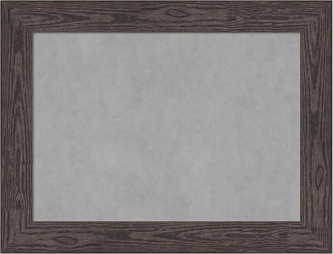 Amanti Art Black Framed Magnetic Board 26x34 Medium Vision Board for use with Magnets, 100% Metal Sheet to Display Items as Office Decor or for Home Organization in mudroom, Kitchen or Kids Room