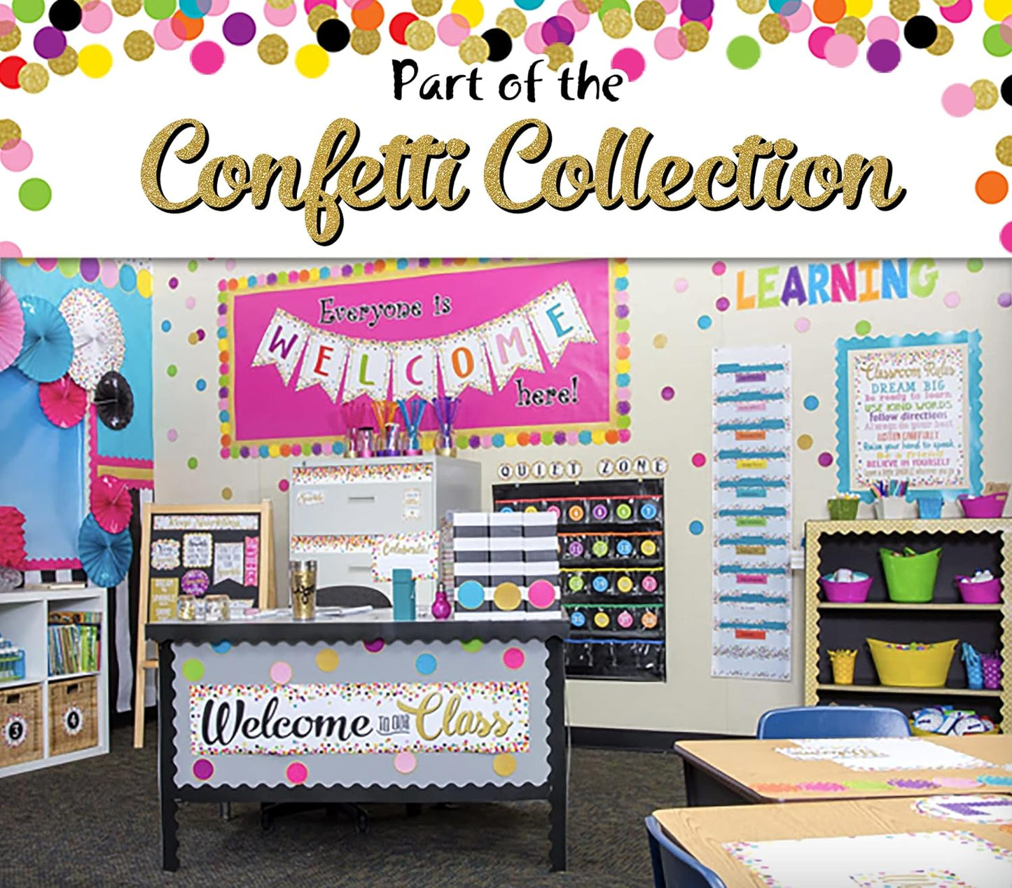 Teacher Created Resources Gold Bulletin Board Roll - Better Than Paper, 12" x 50'