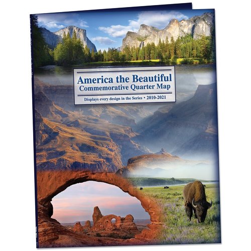 Littleton Coin Company National Park Quarter Series - Colorful Map Folder (2010-2021)