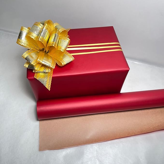 Kraft Paper Roll - 22.8 Inches X 44.6 Feet - Is The Perfect Wrapping Paper For Flowers, Gifts, Art, Crafts And Packages - Light Pink