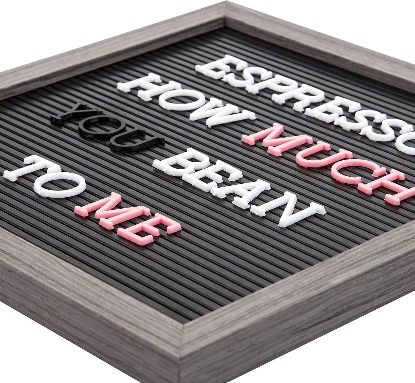 Skiennix Felt Letter Board Letters - 300 Pieces of Characters, Numbers & Symbols | 0.7 Inch White