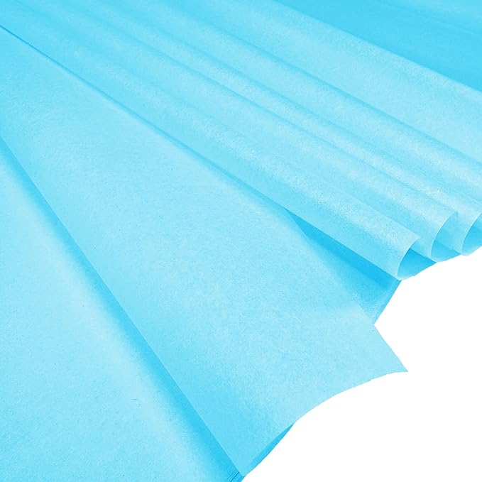 Flexicore Packaging® | Gift Wrap Tissue Paper | Size: 15"x20" | 100 Sheet | Acid Free Bulk Tissue Paper | (Oxford Blue)