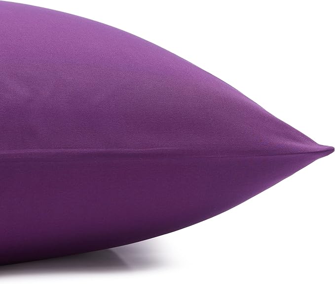 Amazon Basics Lightweight Super Soft Easy Care Wrinkle Free Microfiber 3 Piece Bed Sheet Set with 14-Inch Deep Pockets, Twin, Plum, Solid, Kids, Men & Women Bedding