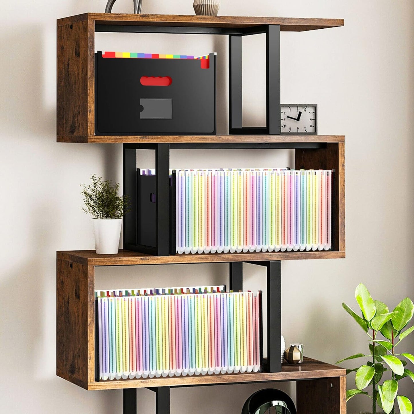 Skiennix Ultra-Large Accordion File Organizer - 24 Pocket Expanding Folder for Legal/Letter/A4 Paper
