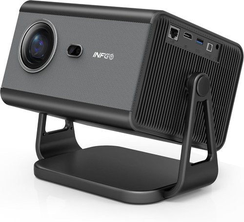 INFGO 4K Projector - WiFi & Bluetooth Connectivity | 800 ANSI Lumens, Built-in NETFLIX & YouTube