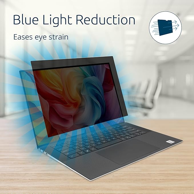 Kensington High Clarity Privacy Screens Filter for 15.6 inch 16:10 Laptops, Easy Installation Privacy Filter, Anti-Glare, 2H Hardness Protection, Compatible with HP Lenovo Samsung Asus HC156A1610A