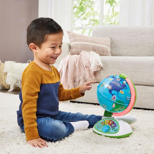 LeapFrog LeapGlobe - Light-Up Interactive Electronic Globe for Kids | Educational Exploration Toy Ages 3+