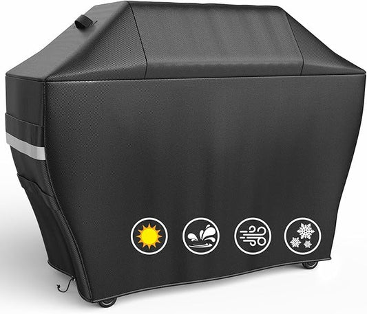 Utheer Grill Cover for Ninja FlexFlame PG300/PG301 – 55" L x 23" W x 47" H BBQ Cover, Waterproof 600D Oxford, UV & Wind Resistant, Fits Ninja PG300 Series Grill XSKPGCVR