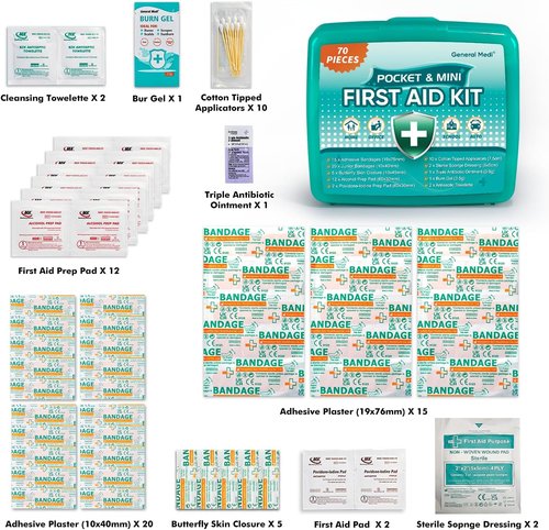 General Medi 420-Piece First Aid Kit - Premium Medical Supplies for Home, Travel & Outdoor Use