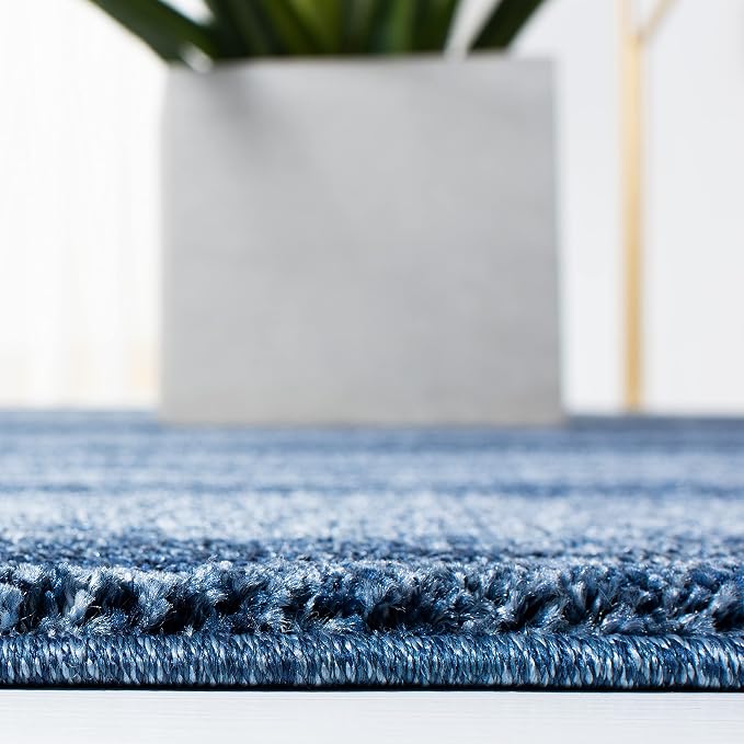 SAFAVIEH Retro Collection Runner Rug - 2'3" x 17', Light Blue & Blue, Modern Abstract Design, Non-Shedding & Easy Care, Ideal for High Traffic Areas in Living Room, Bedroom (RET2693-6065)