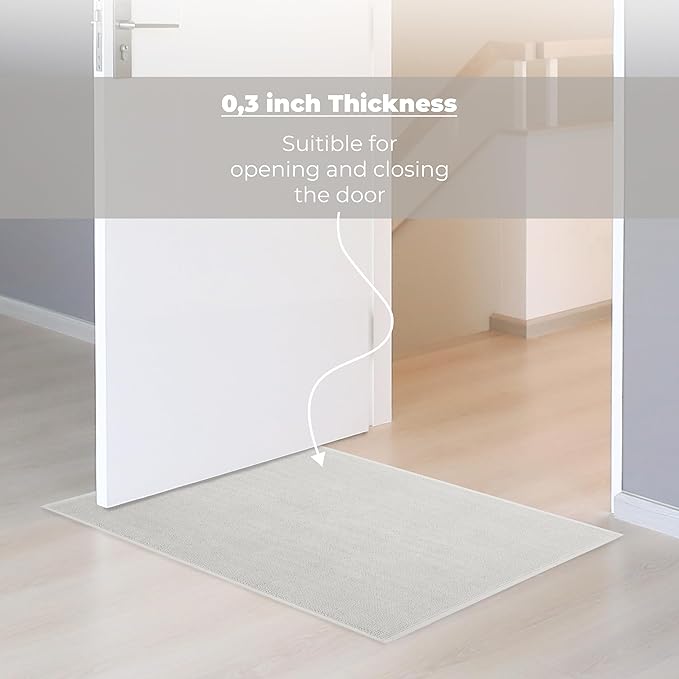 Cotton Paradise 100% Cotton Turkish Bathmat Rug, Soft Absorbent Quick Dry Non Slip, 17x24 Bathmat Rug, Silver Grey