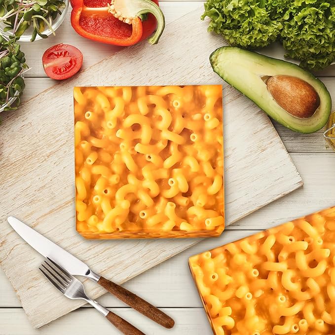 Altarho Funny Wrapping Paper Roll for Men Women - Weird Cheesy Macaroni Novelty Design for Teen Adult Birthday Total 28.5sq.ft
