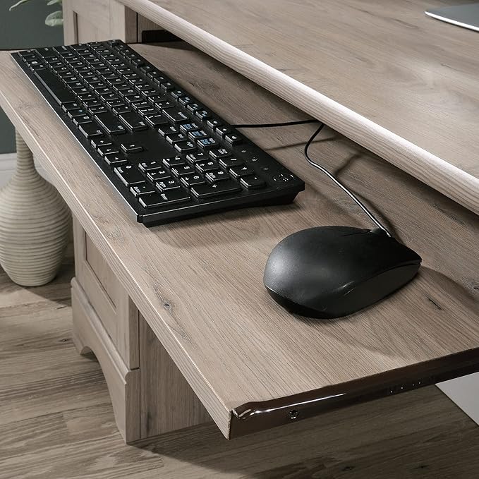 Sauder Miscellaneous Office Home Office Desk, Laurel Oak Finish
