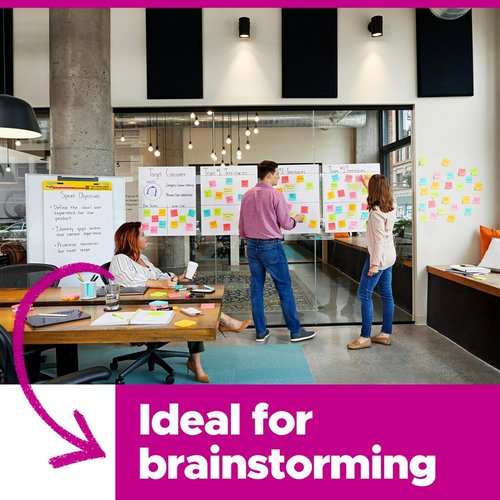 Post-it Easel Pad | 20" x 23" (50.8 cm x 58.4 cm) - 2 Pack for Easy Presentations and Brainstorming