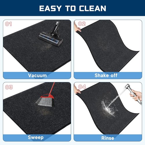 BesWin Heavy Duty Front Door Mat - Non-Slip Rubber Backing | 3'x6' Indoor/Outdoor Welcome Mat