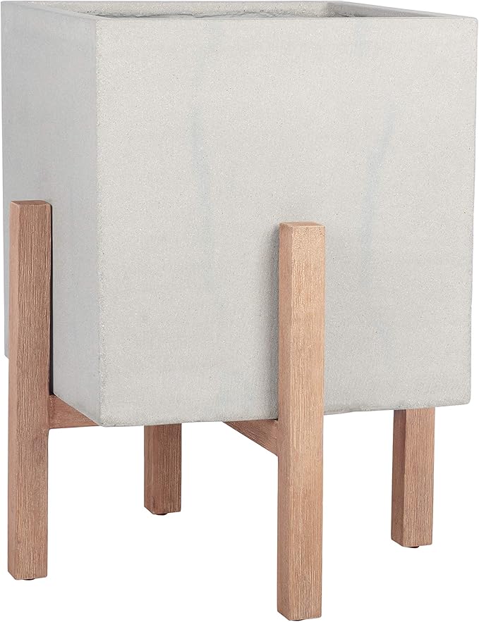 SAFAVIEH Outdoor Collection Anston Concrete Planter