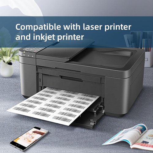 Regine Switzerland Shipping Address Labels - 500 Sheets, 15000 Pcs, 1" x 2-5/8" for Laser & Inkjet Printers
