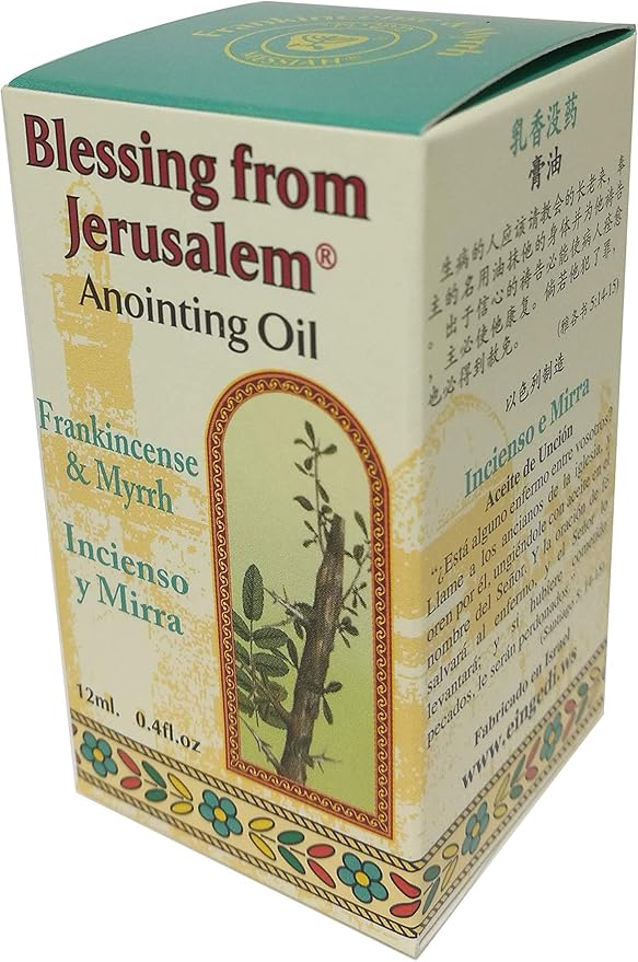 Anointing Oil 12ml. - Blessing from Jerusalem (Frankincense and Myrrh)