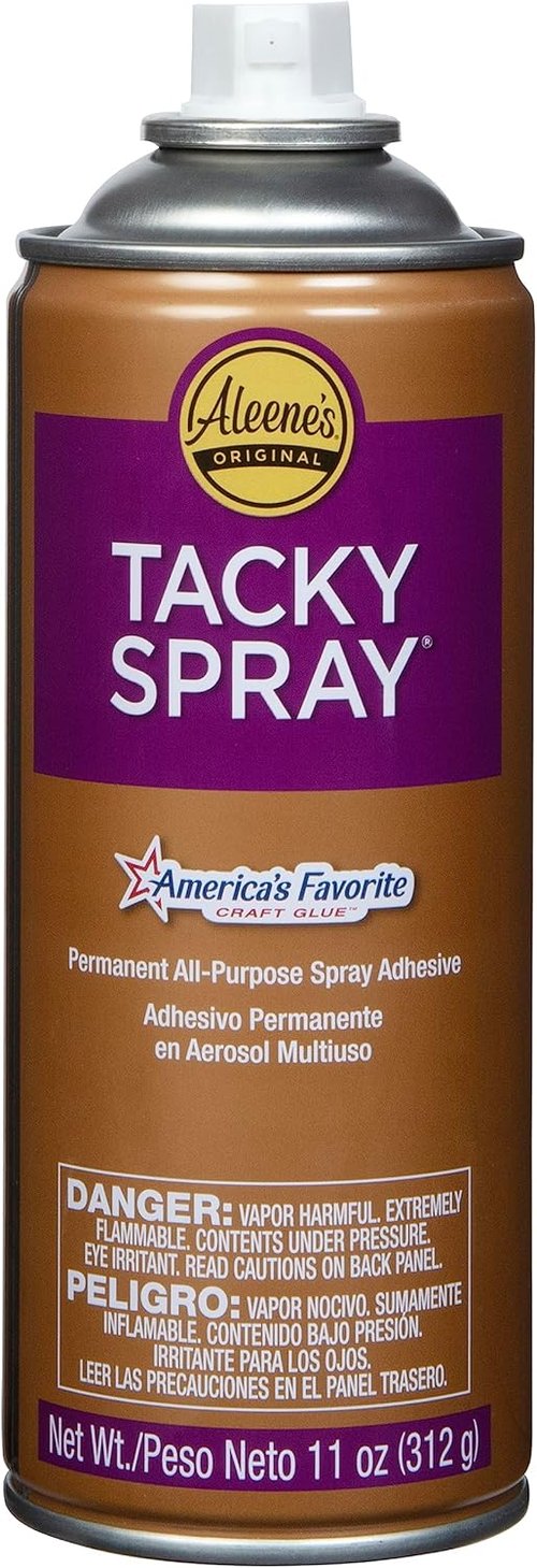Aleene's Tacky Spray Glue - Premium All-Purpose Adhesive for Strong, Permanent Bond - 11 Ounce
