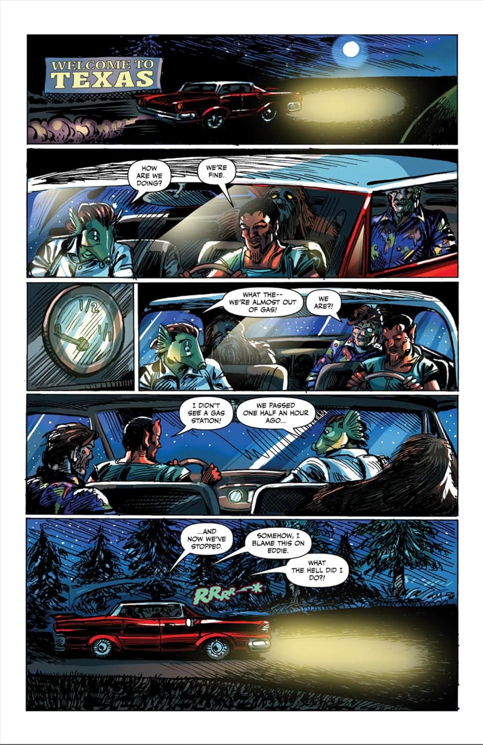 Urban Monsters | #3 (2023) - Hilarious Monster Road-Trip Comedy Comic Behind Bars!