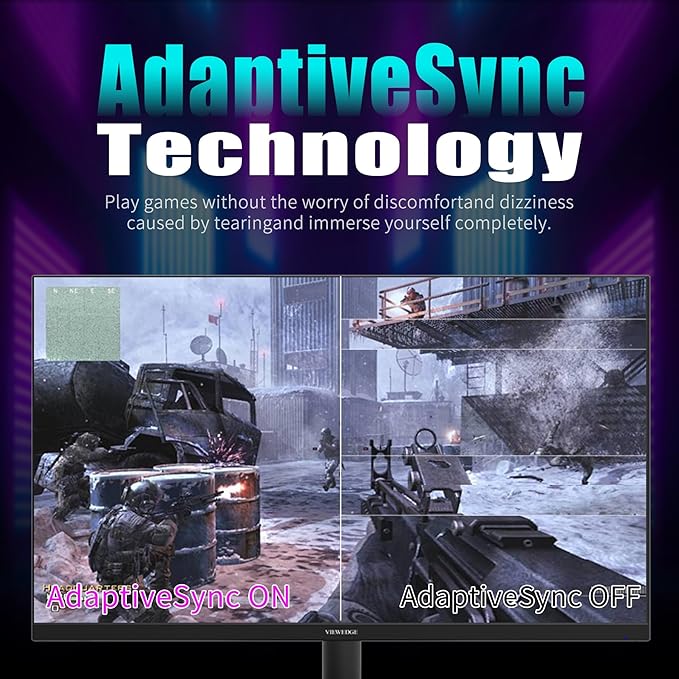 Viewedge 27 inch Gaming Monitor 240 Hz 1ms FHD 1920x1080 Computer Monitor, 110% sRGB HDR10 HDMI x 2 & DP x 2 Port, Built-in Speakers, Support Freesync and Wall Mount