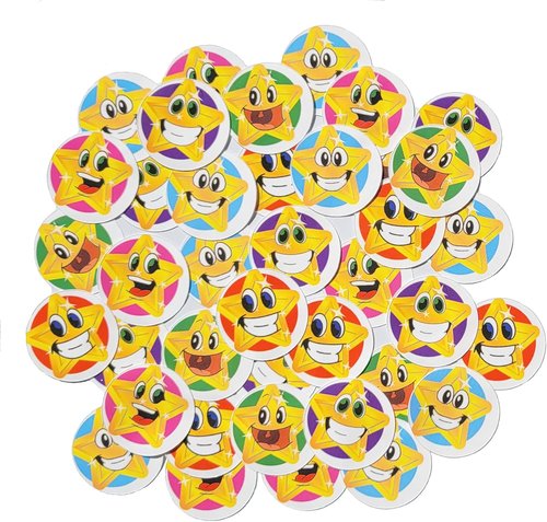 Kenson Kids We Can Do It! Customizable Dry Erase Incentive Chart - 14.5"x30" with Reward Smiley Face Stars