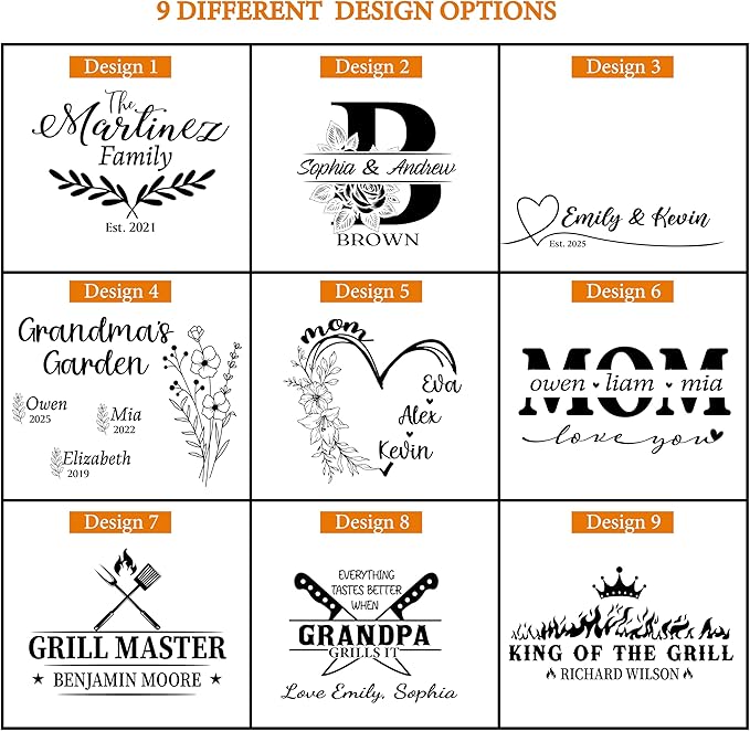 Personalized Cutting Board for Mom & Grandma – Custom Engraved Kitchen Gift with Kids’ or Grandkids’ Names | Perfect Christmas, Birthday, or Mother’s Day Gift for Mom and Grandma