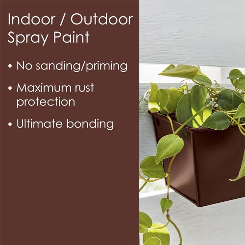 Krylon Fusion All-In-One Spray Paint - Indoor/Outdoor Adhesive, 12 oz, Espresso Color