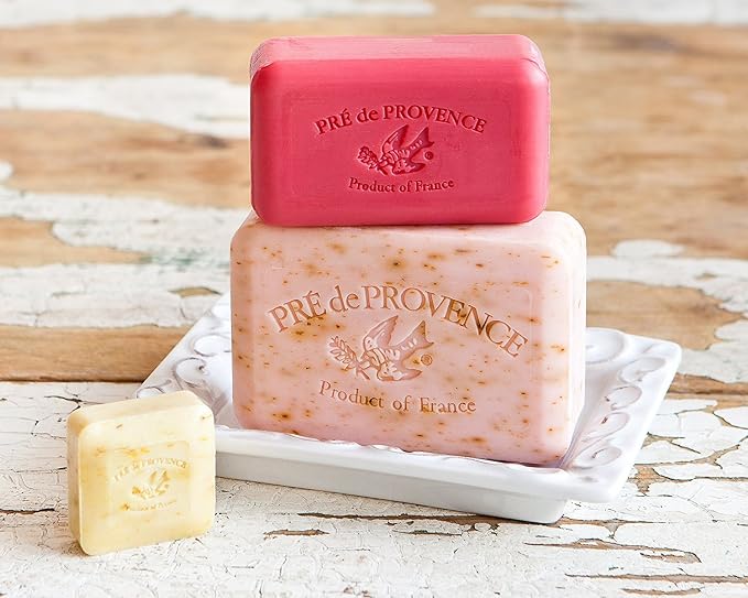 Pre de Provence with a White-Washed Terracotta Finish Soap Dish, 8.8 Ounce (Pack of 1)