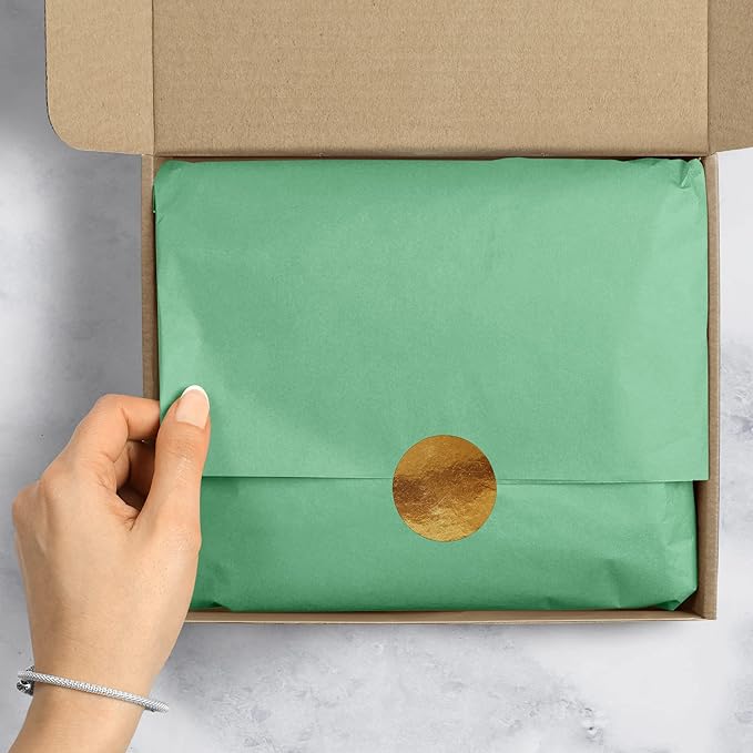 Jillson Roberts Bulk 20 x 30 Inches Recycled Tissue, Apple, 480 Unfolded Sheets (BFT35)