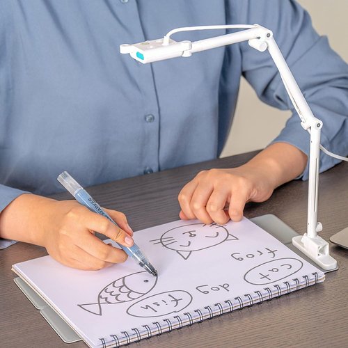 OKIOLABS OKIOCAM 2K USB Webcam & Document Camera - Perfect for Teachers & Remote Learning, 1440p