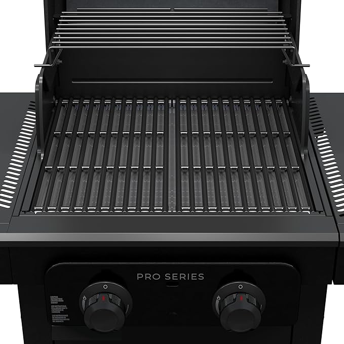 Charbroil Pro Series with Amplifire Infrared Technology 2-Burner Propane Gas Grill and Griddle Cabinet, Black - 463676724