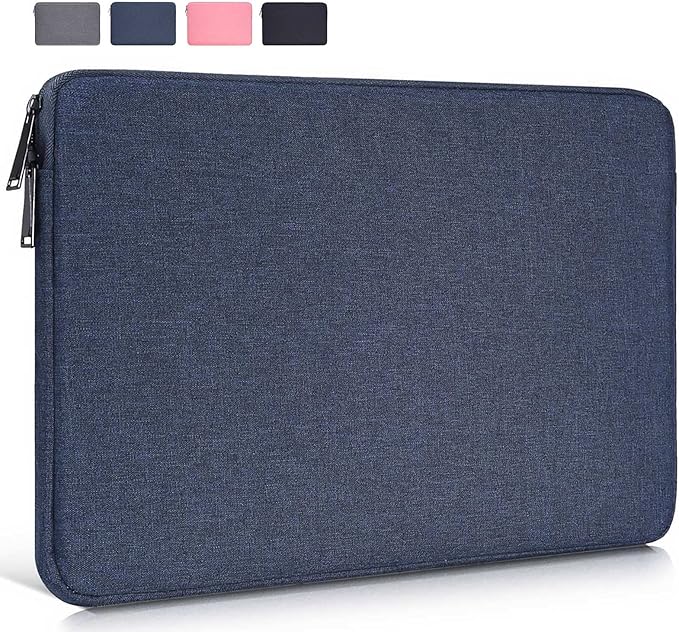 15.6 inch Laptop Sleeve Waterpoof Case for HP EVNY X360, HP Pavilion 15/ProBook 15, Acer Nitro 5 /Predator/Aspire 3 5 15.6, Lenovo Ideapad 3 15, Dell Inspiron 15, ASUS MSI Computer Bag(NavyBlue)