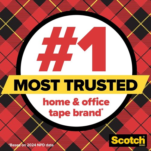 Scotch Clear Tape - Durable Office & Home Use | 3/4 Inch x 1000 Inch | Pack of 3 Boxes