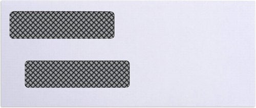 QuickBooks 500 Self-Seal Double Window Security Check Envelopes - Ultra Security Tinted, 3 5/8 x 8 11/16