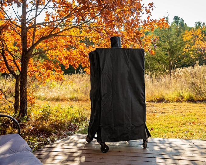 ZJYWSCH Grill Cover for Pit Boss Pro Series 4 Wood Pellet Vertical Smoker PBV4PS2 PBV4PS1 Heavy Duty Pit Boss Copperhead Onyx 1300 Vertical Smoker Cover PBV4NX Waterproof