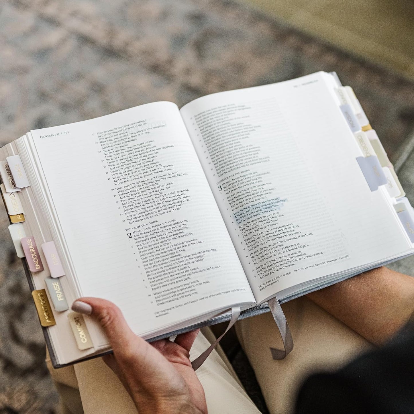 Verse & Vow Bible Tabs - 150 Topic Markers with Blank Tabs for Prayer & Journaling | Organized by 24 Themes