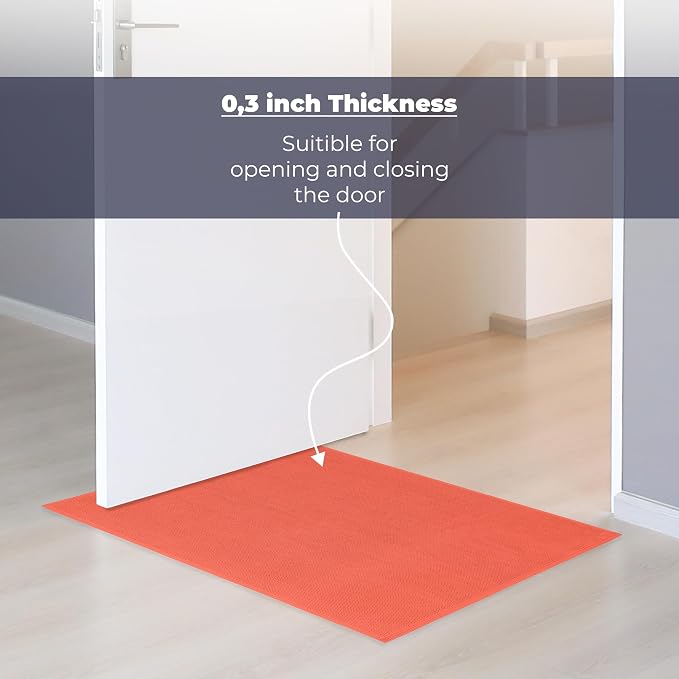 Cotton Paradise 100% Cotton Turkish Bathmat Rug, Soft Absorbent Quick Dry Non Slip, 20x34 Bathmat Rug, Coral
