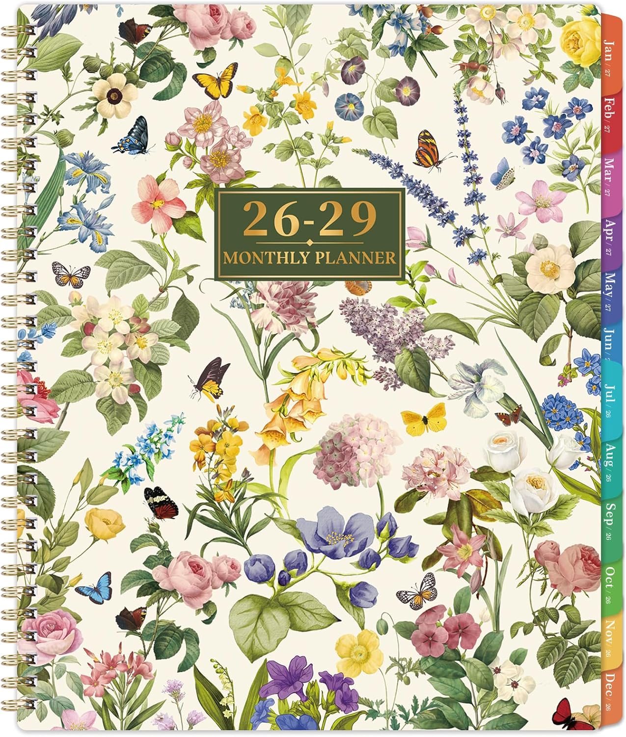 2026-2029 Monthly Planner | 3-Year Calendar with Tabs, Pocket Size, 8.5'' x 11''