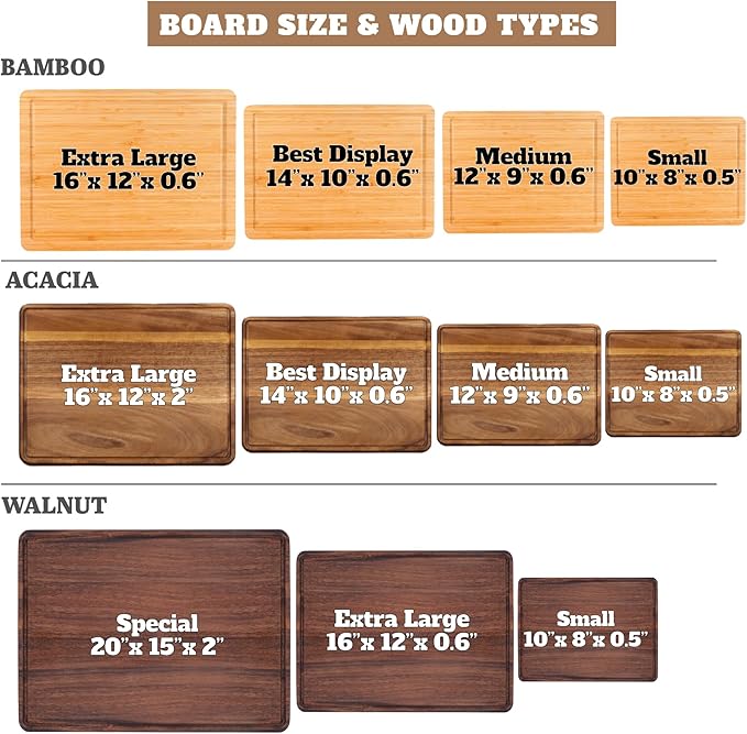 Personalized Cutting Board for Mom & Grandma – Custom Engraved Kitchen Gift with Kids’ or Grandkids’ Names | Perfect Christmas, Birthday, or Mother’s Day Gift for Mom and Grandma